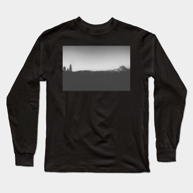Night at the Half Dome Long Sleeve T-Shirt by hraunphoto